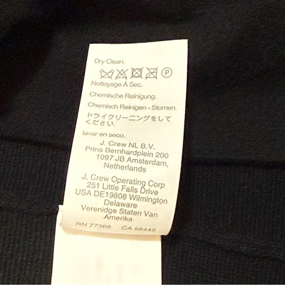 J Crew Camille Black Sweater Blazer